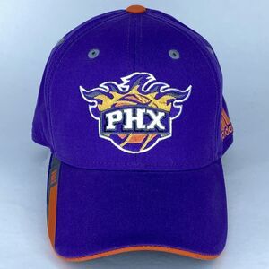Phoenix Suns Adidas Purple Flex Fitted OSFA Hat Cap NBA Basketball EUC